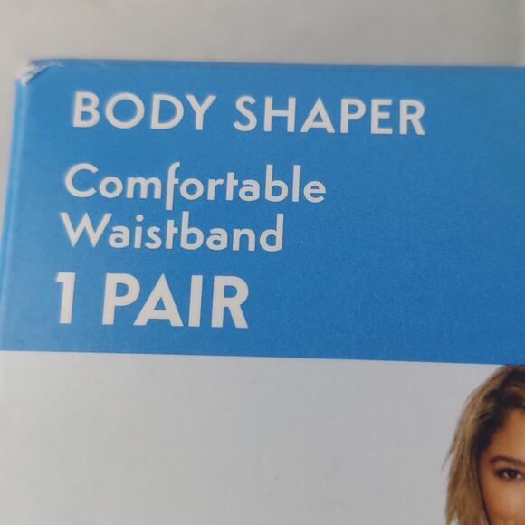 Just My Size JMS Body Shaper Silky Sheer 91310 Suntan Sheer Toe Control Top 3X - Picture 7 of 7